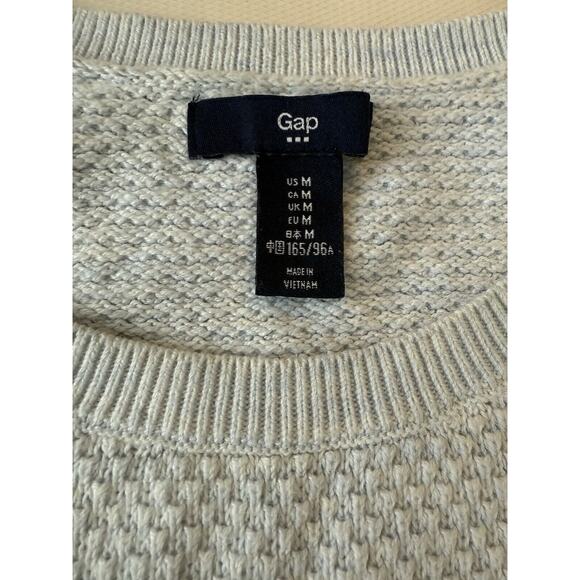 GAP Knit Sweater Women's Size Med Crew Neck - Baby blue - Picture 2 of 7
